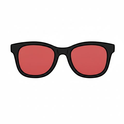 Red Lens Glasses